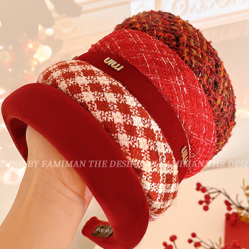 Băng Đô Nhung Lông Thời Trang Mùa Thu Đông Hàn Quốc