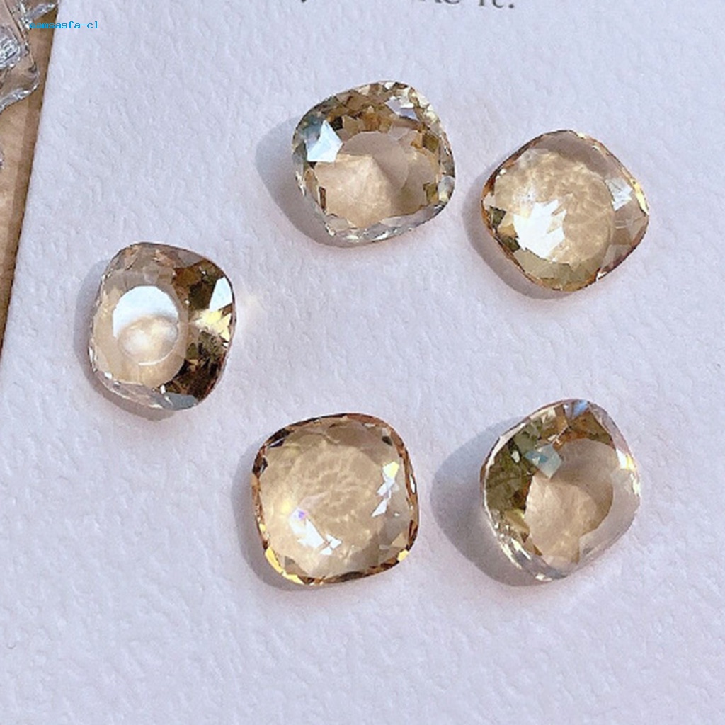 Set 10 Hạt Đá Pha Lê 3d Trang Trí Móng Tay Nghệ Thuật diy charms