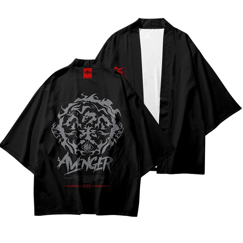 Áo Choàng kimono Vải Voan Hóa Trang Nhân Vật anime Nhật Bản haori grand order okita souji yukata