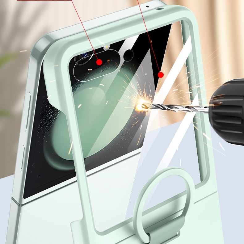 Ốp Điện Thoại Có Nhẫn Gài Tiện Dụng Cho samsung galaxy z flip 5 5g flip5