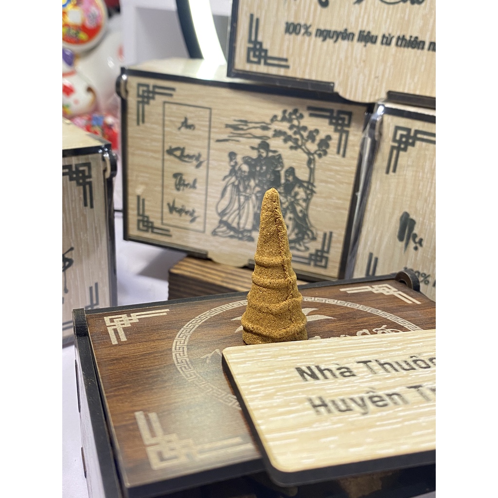 HÀNG CHUẨN Nụ Trầm Hương Bách Xanh Mộc Châu tự nhiên 100% không hóa chất chính hãng Xưởng Đồng Khê Hải Dương hộp 35 nụ