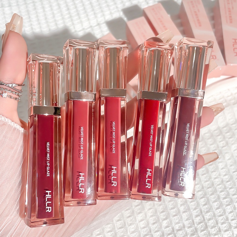 HLLR Son Bóng Màu Nhung Lì Dưỡng Ẩm Kháng Nước Lâu Trôi hazy