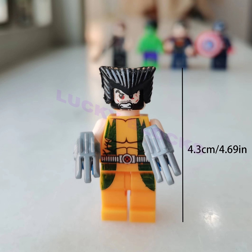 Marvel Bộ Đồ Chơi Lắp Ráp Mô Hình Nhân Vật Người Nhện / Người Sắt mini Độc Đáo Cho Bé diy