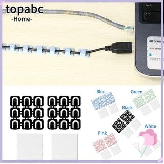 Bộ 18 kẹp giữ dây cáp gọn gàng ngăn nắp bằng chất liệu ABS