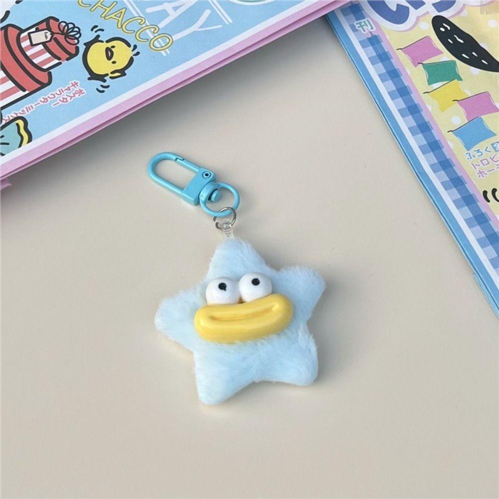 Mmluck Móc Khóa Hình Ngôi Sao Nhồi Bông mini Vui Nhộn Thời Trang