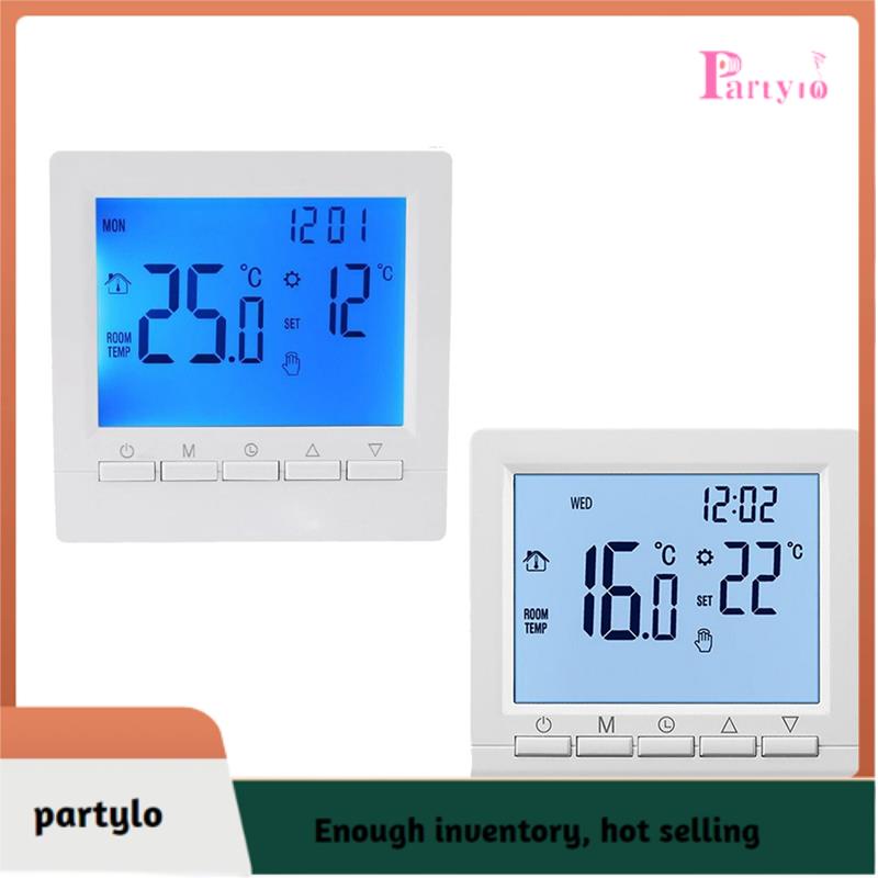 Thiết Bị Điều Khiển Nhiệt Độ Phòng Thông Minh  Có Màn Hình lcd Phía Sau
