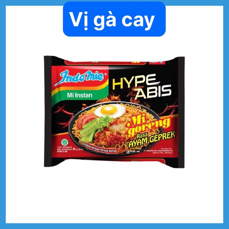 Sỉ THÙNG 40 gói Mì trộn indo ngon nhất thế giới đủ vị