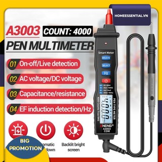 Bút thử điện đa năng kỹ thuật số a3003 đếm dòng điện 4000