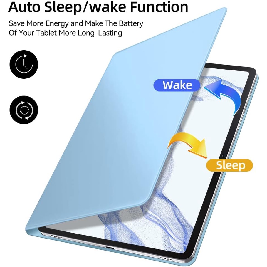 Đứng Bao Da Máy Tính Bảng Có Ngăn Đựng Bút Cho samsung galaxy tab s9 ultra 14.6 2023 tab s8 ultra 2022 tab s9 11 inch 2023 tab s9 plus 2023