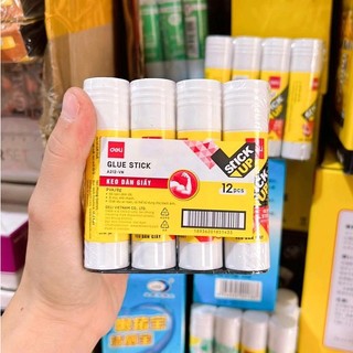 5 lọ keo dán giấy khô deli a212 hồ khô deli
