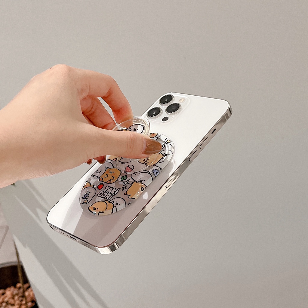 Giá Đỡ Điện Thoại / Máy Tính Bảng Bằng pc Họa Tiết Thỏ Hoạt Hình Dễ Thương