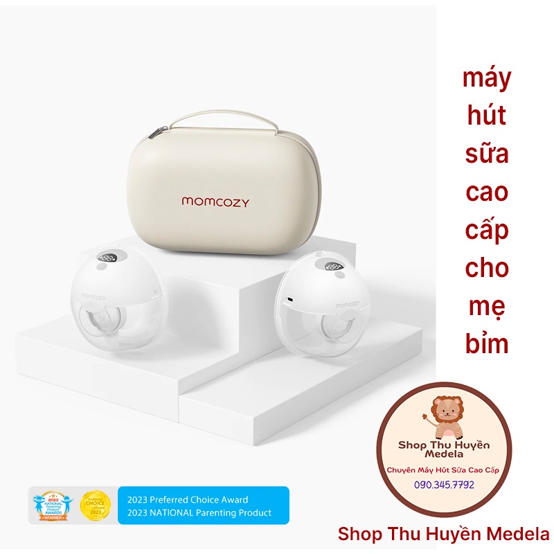Máy hút sữa không dây cao cấp Momcozy M5 đôi - full 4 màu - hàng chính hãng an toàn cho mẹ và bé
