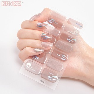 < Kqdsp > Miếng Dán Móng Tay Tự Dính Thời Trang Đẹp Mắt