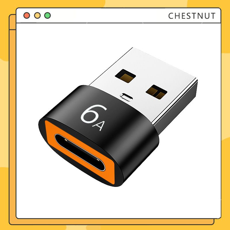 Đầu Chuyển Đổi Cáp Sạc Nhanh 6A USB 3.0 Sang Cổng Type C -CT