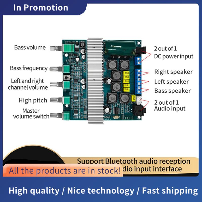 Bảng Mạch Khuếch Đại Âm Thanh bluetooth 2.1 tpa3116 Công Suất Cao dc12v-24v 2x50w + 100w
