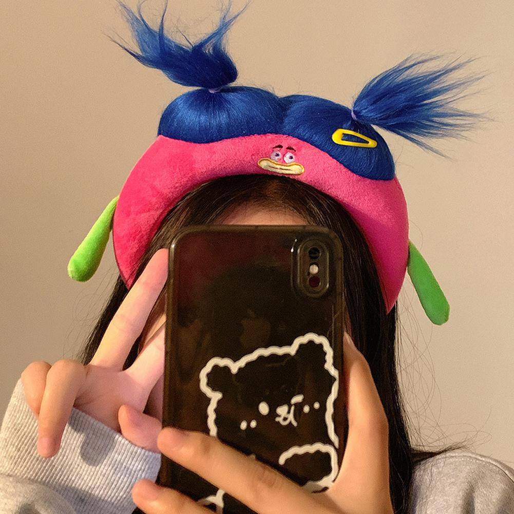 Băng Đô Trang Điểm / Rửa Mặt Bằng Vải Lông Nhung Dễ Thương Xinh Xắn p9s1