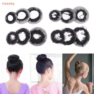 Mũ lưới búi tóc đính đá tạo kiểu tóc búi múa ba lê cho nữ