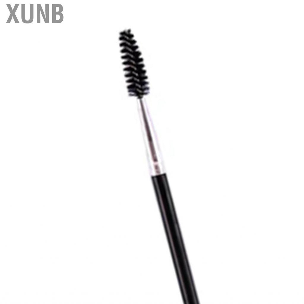 Xunb Eyebrow Brush  Portable Cosmetic Tool Elastic Makeup Double Ended for Woman Home