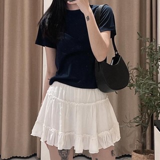 Áo baby tee thun borip trơn basic áo thun nữ form vừa