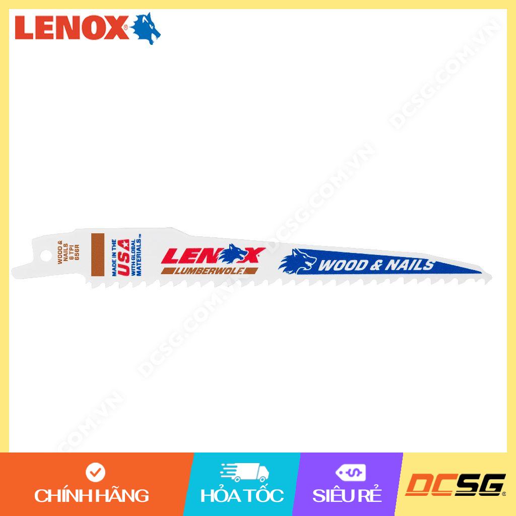 Lưỡi cưa kiếm cắt gỗ có đinh 6"-152mm LENOX LUMBERWOLF 20572656R | DCSG