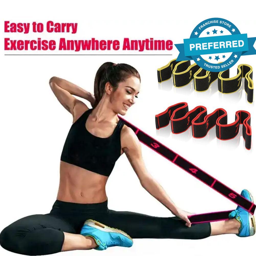 Dây Đai Co Giãn b9f1 Tập yoga Kéo Căng Vai / Lưng Cho Nam Nữ