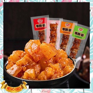 Gân bò cay tỏi ớt - gân bò cay dai dai , giòn giòn - đồ ăn vặt trung quốc 🐮