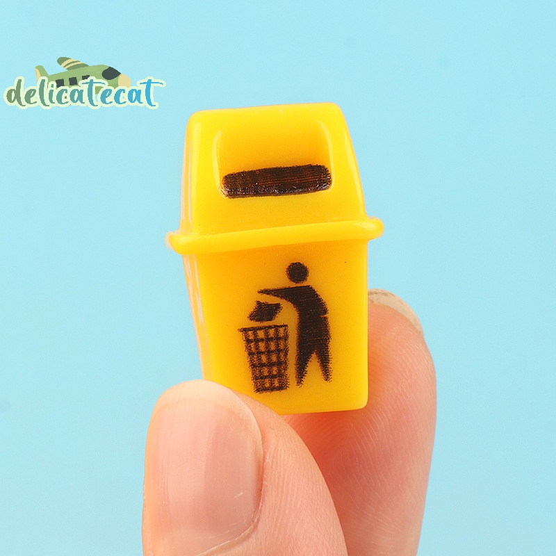 Set 3 Thùng Rác Mini Trang Trí Nhà Búp Bê