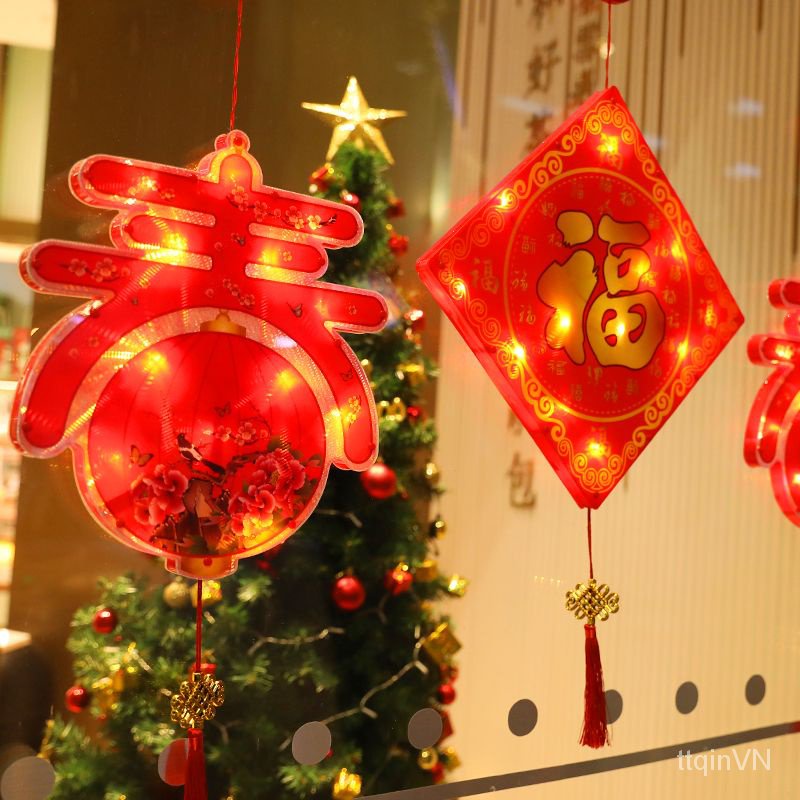 Lồng Đèn led Nhỏ Trang Trí Năm Mới 2024