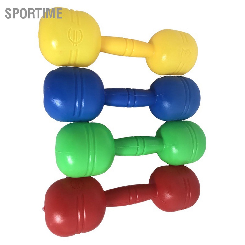 Sportime Trẻ Em Nhựa Tay Quả Tạ An Toàn Thú Vị Tập Thể Dục Barbell Thao Đồ Chơi Dành Cho Mẫu Giáo