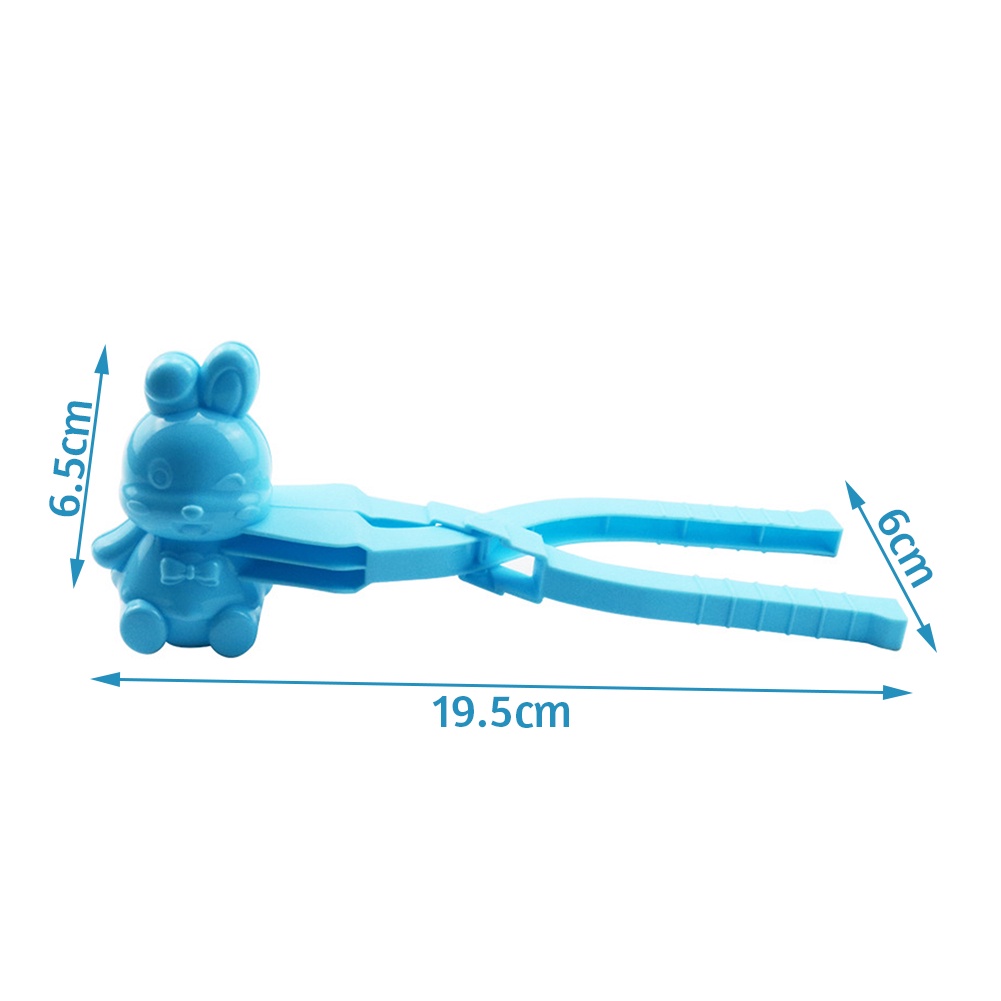 Khuôn Kẹp Quả Cầu Tuyết Hình Thỏ Nhỏ Đa Năng Sành Điệu