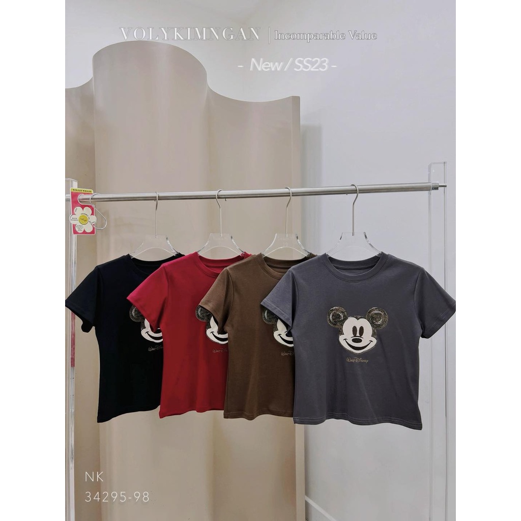 Áo ba.sic đầu mic.key louis.h