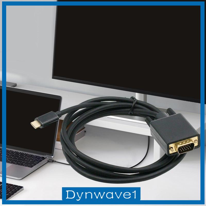 Dây Cáp Chuyển Đổi usb c Sang vga Dài 1.8m Dành Cho Máy Tính / laptop / Máy Tính Bảng