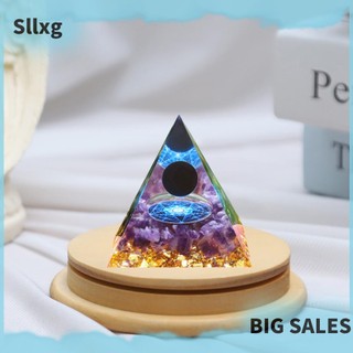 Đá Thạch Anh Kim Tự Tháp Chữa Lành Năng Lượng reiki 5cm