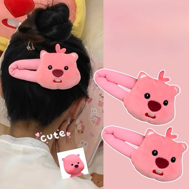 Dễ Thương Kẹp Tóc Hình Búp Bê Nhồi Bông Đáng Yêu