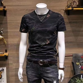 Mới Áo Thun Tay Ngắn Cổ Tròn In Chữ Thời Trang Dành Cho Nam20231213