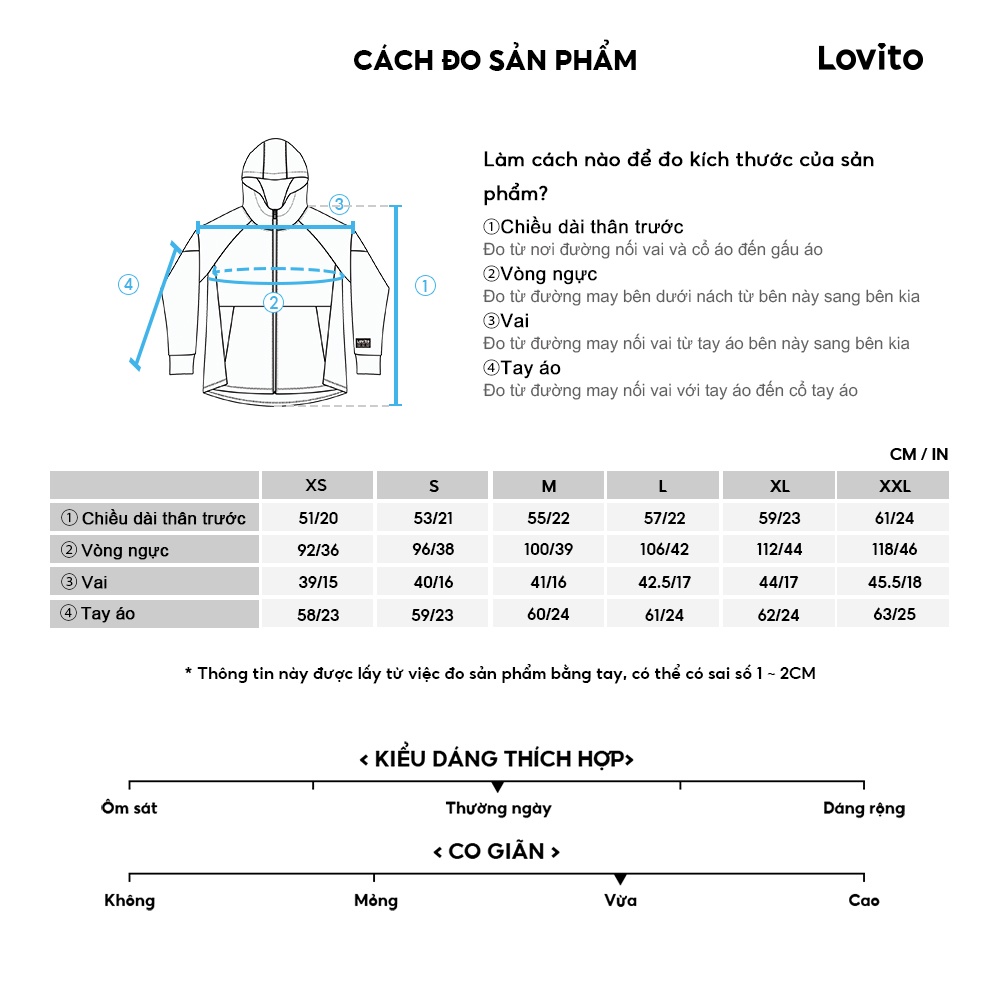 Lovito Áo khoác kim loại cơ bản có nút phía trước đơn giản dành cho nữ LNE35009 (Đen)