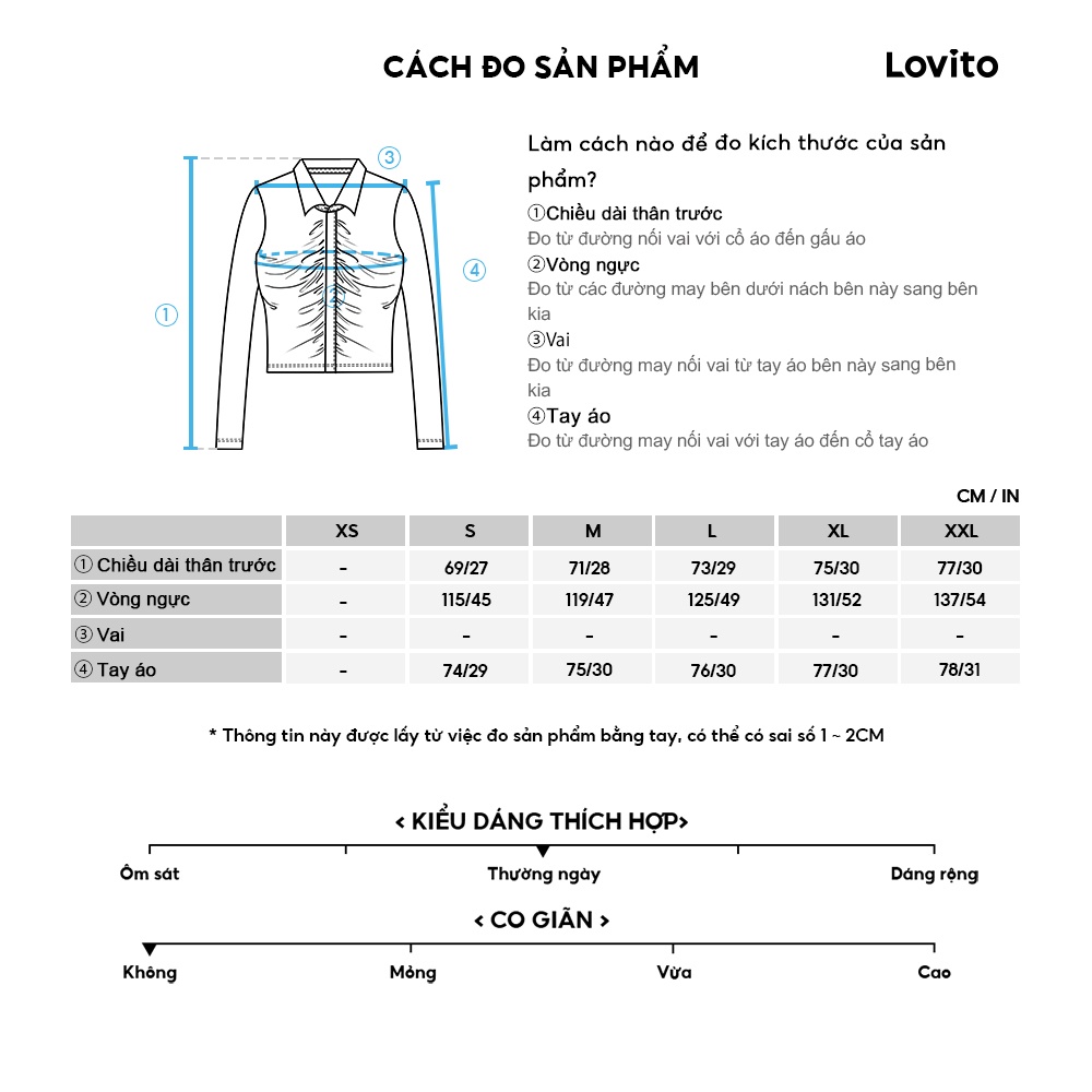 Lovito Áo nỉ họa tiết chắp vá thông thường dành cho nữ LNA35019 (Màu xanh da trời)