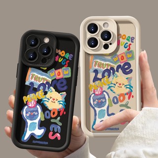 Ốp Điện Thoại Silicone Mềm Hình Mèo Vui Nhộn Cho IPhone 14 15 Plus 11 12 13 14 15 Pro Max X XR XS Max 7 8 Plus 12 13