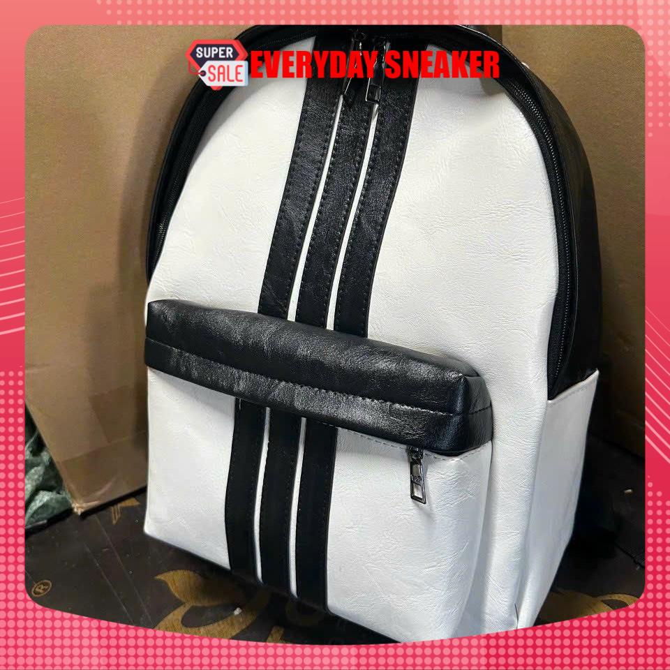 🌟✅Balo 3 sọc Đi Học Ba Lô Da Thời Trang Nam Nữ IBAG Balô da Lv Da Pu Cao Cấp   ✅🌺]