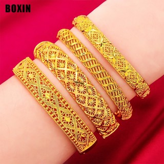 Vòng tay mạ vàng 18k sang trọng cho nữ
