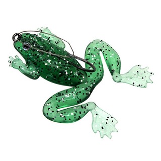 Mồi Câu Cá Giả Hình Con Ếch Bằng silicone 4.5g / 6cm
