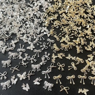 Hạt Đá 3D Hình Nơ Trang Trí Móng Tay Nghệ Thuật