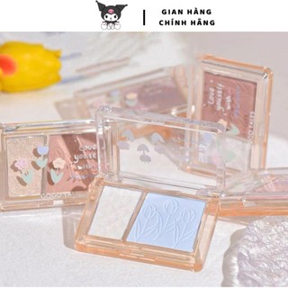 GOGO TALES - Bảng Má Hồng Tạo Khối Highlight GOGOTALES 2in1 Bắt Sáng KUROMI Among Flower Highlighting Blush Powder GT421