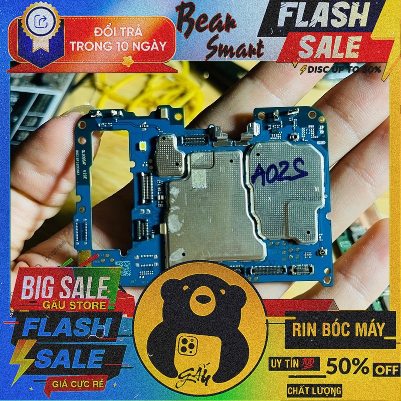 Main Samsung A02S Rin Bóc Máy / Mainboard / Bo Mạch Chủ Samsung A02S