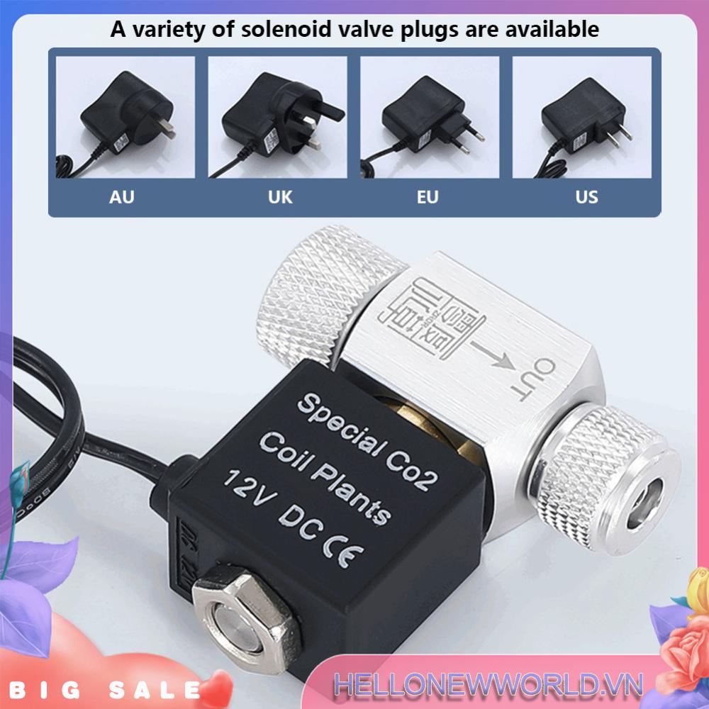 Van Điện Từ CO2 DC12V Cho Bể Cá