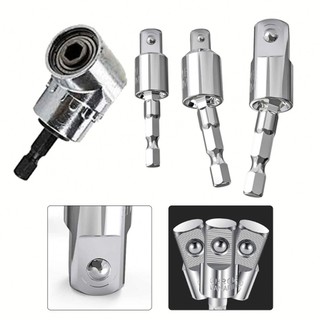 【FEELING READY STOCK】Hex Shank Drill Socket Adapter Set Power Tool Parts Universal Easy Installation