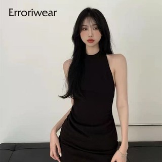 Miseriwear nữ mini đầm cổ không lưng mới dây thắt hông bó sát