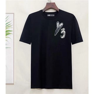 Áo Thun Cotton Tay Ngắn In Chữ Y3 Thời Trang Mùa Hè Cho Nam