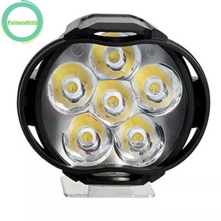 1 Đèn Pha 6 Bóng LED Siêu Sáng Cho Xe Máy