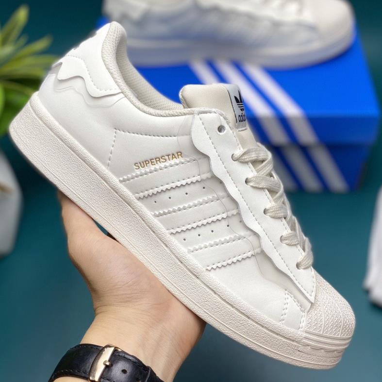 Giày Thể Thao Adidas Superstar Das 3 Màu Hồng / Xanh Dương / Trắng / Đen